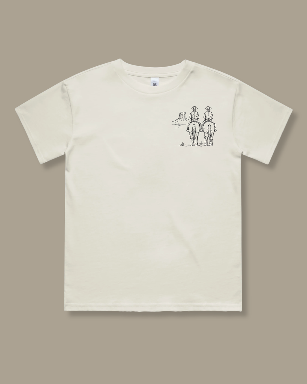 neutral western matching outfit for boys
