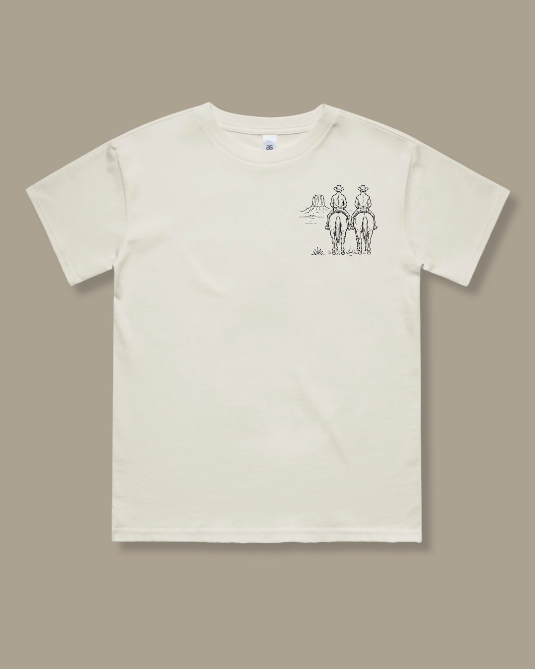 neutral western matching outfit for boys